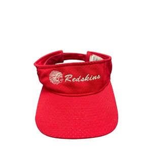 Vintage Redskins Visor NFL Washington Redskins Augusta - Red